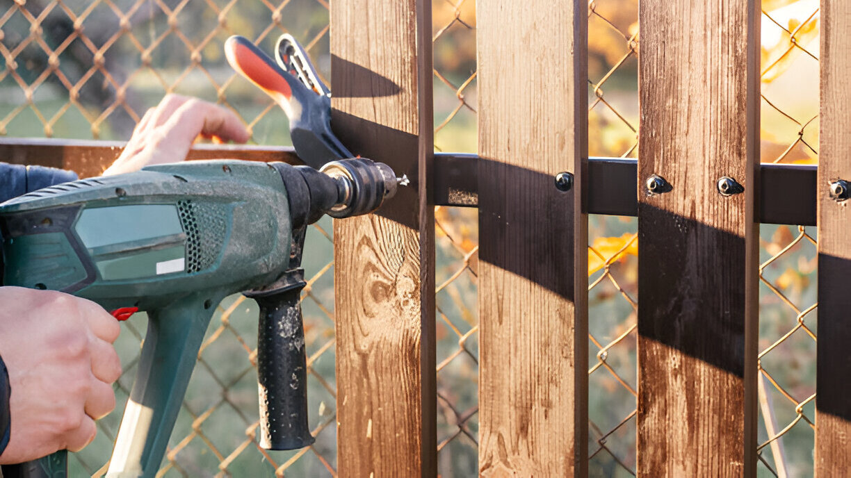 Step 4 – Attaching the Fence Panels